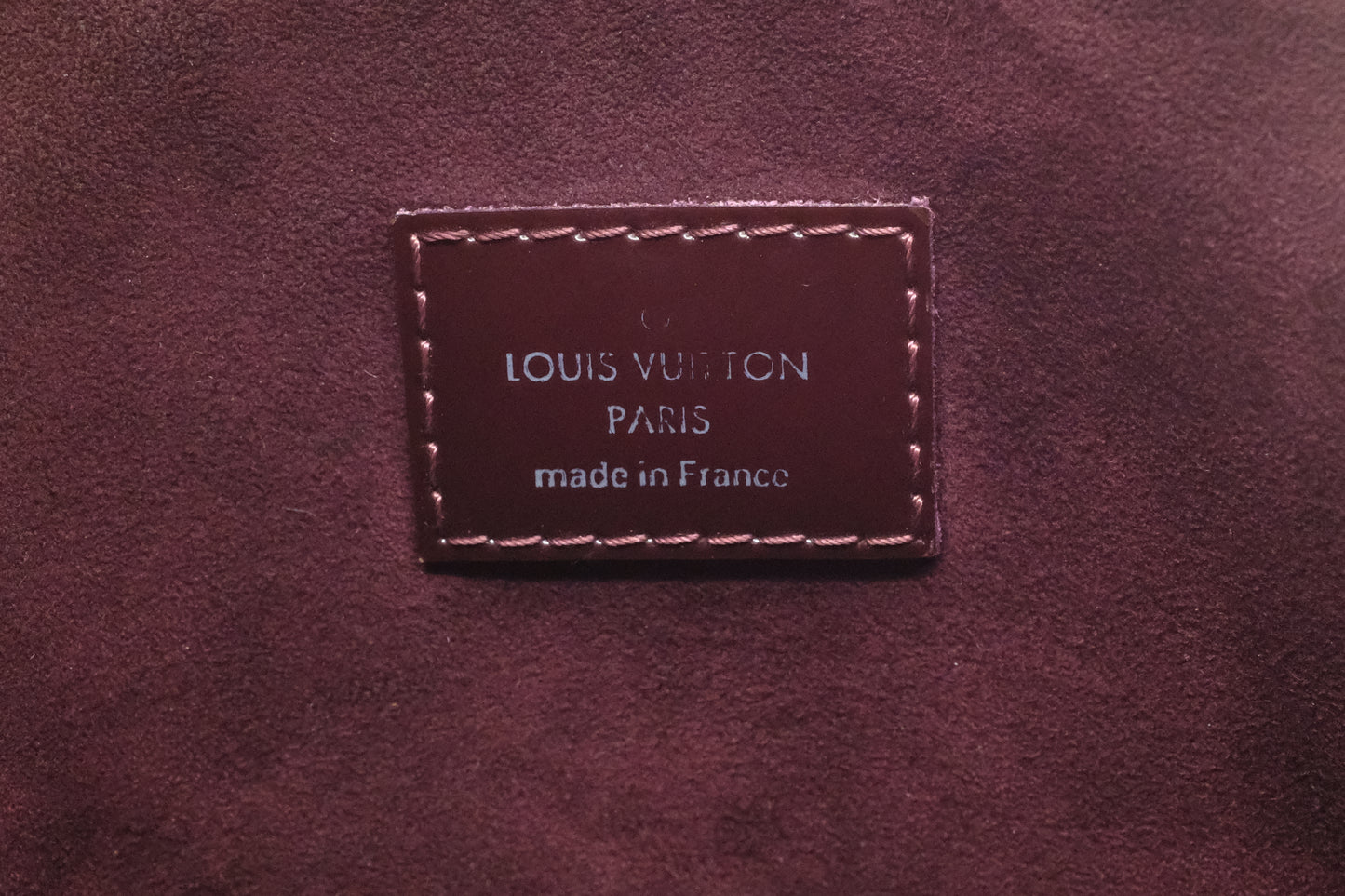 Louis Vuitton Alma GM in Burgundy Electric Epi Leather