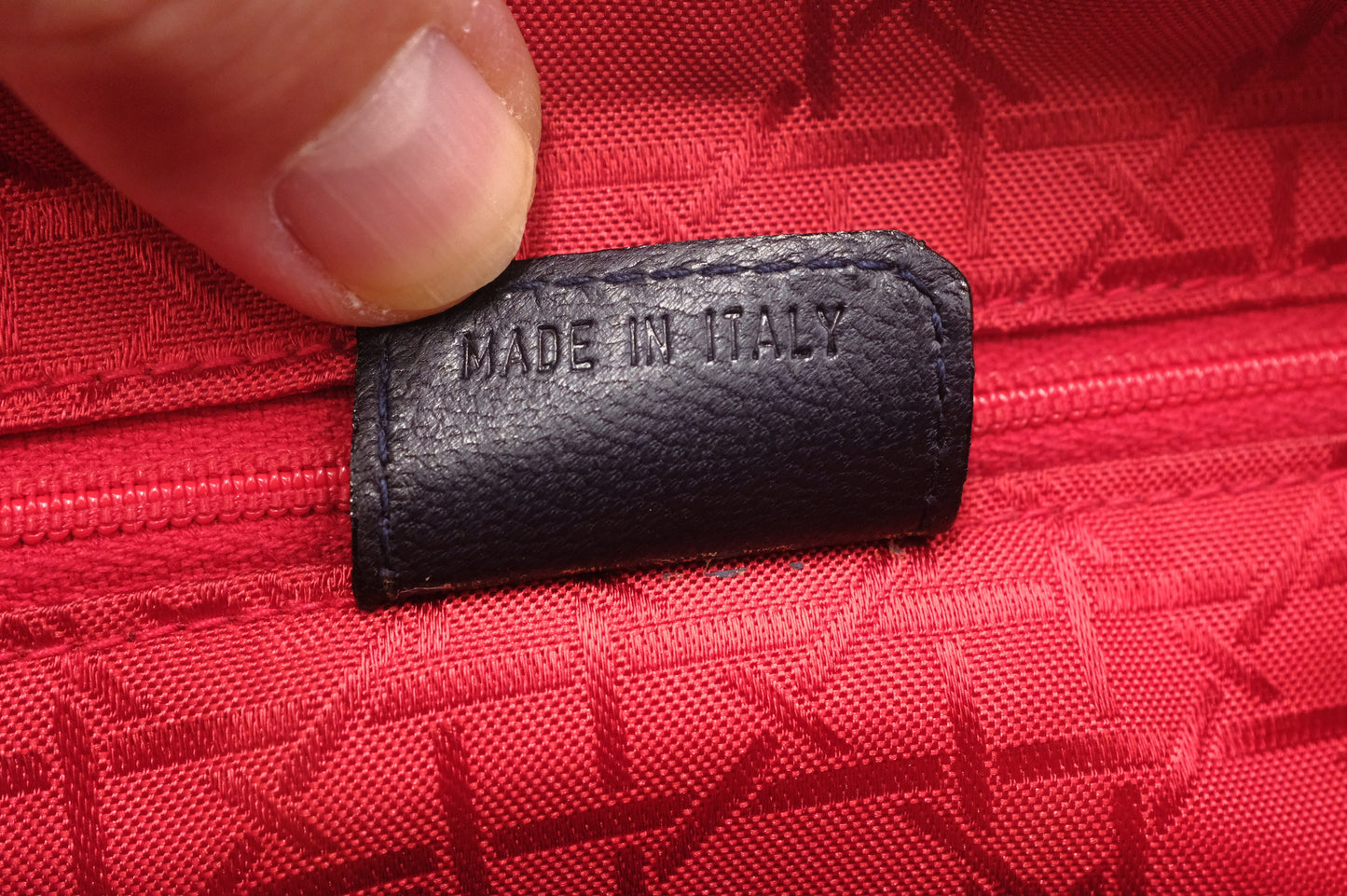 Dior Medium Lady Dior in Navy Blue Cannage Leather