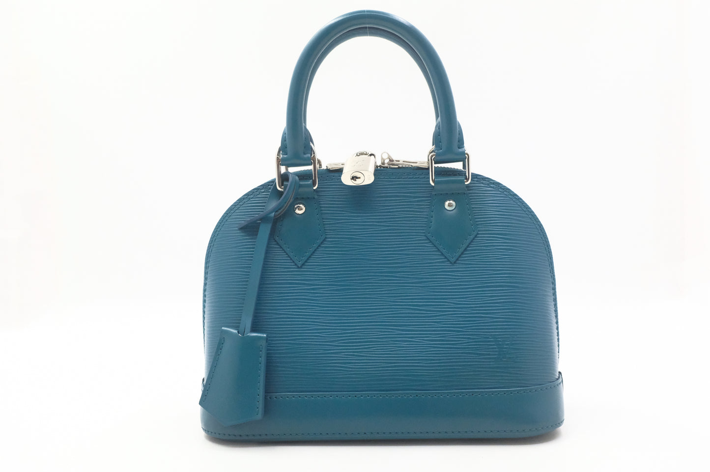 Louis Vuitton Alma BB in Teal Epi Leather