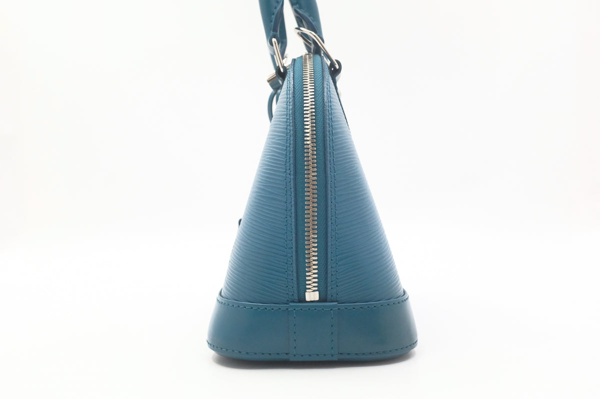 Louis Vuitton Alma BB in Teal Epi Leather