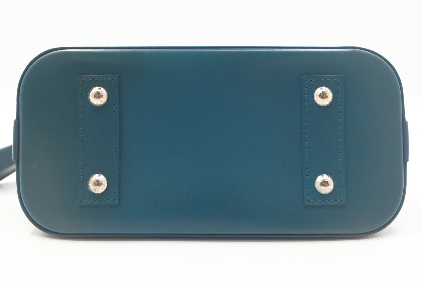 Louis Vuitton Alma BB in Teal Epi Leather