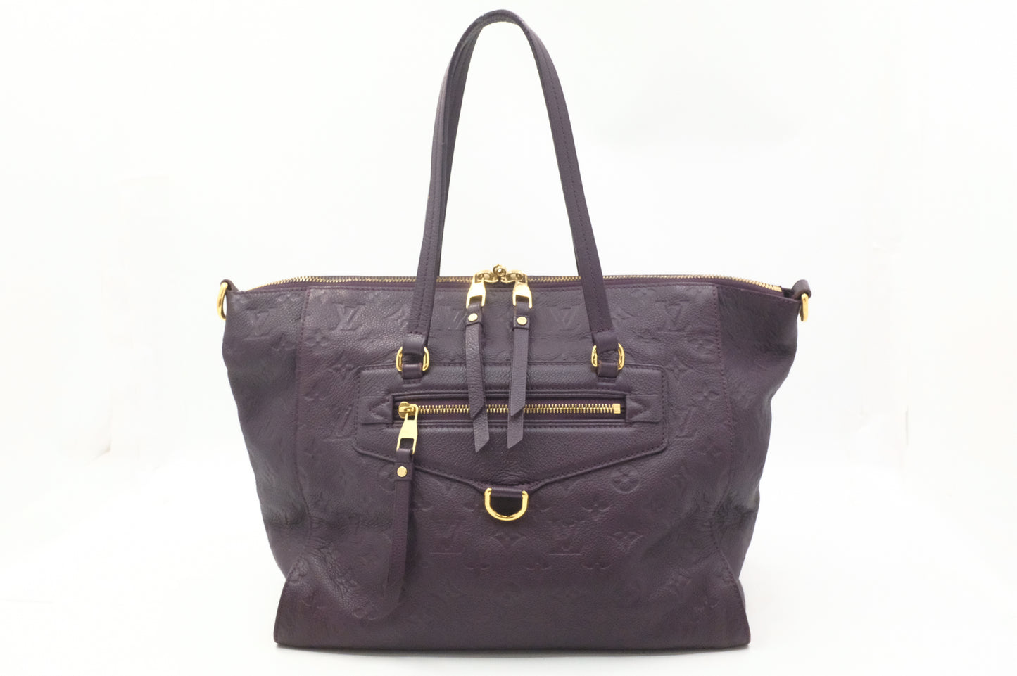 Louis Vuitton Lumineuse PM in Purple Empreinte Leather