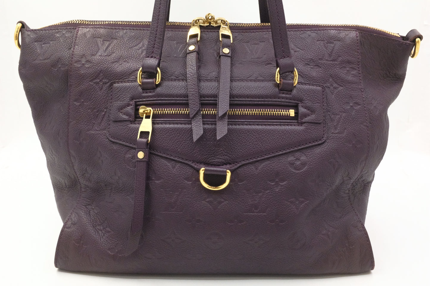 Louis Vuitton Lumineuse PM in Purple Empreinte Leather