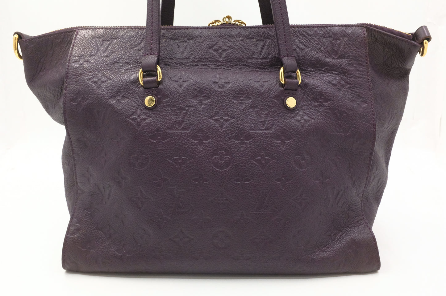 Louis Vuitton Lumineuse PM in Purple Empreinte Leather