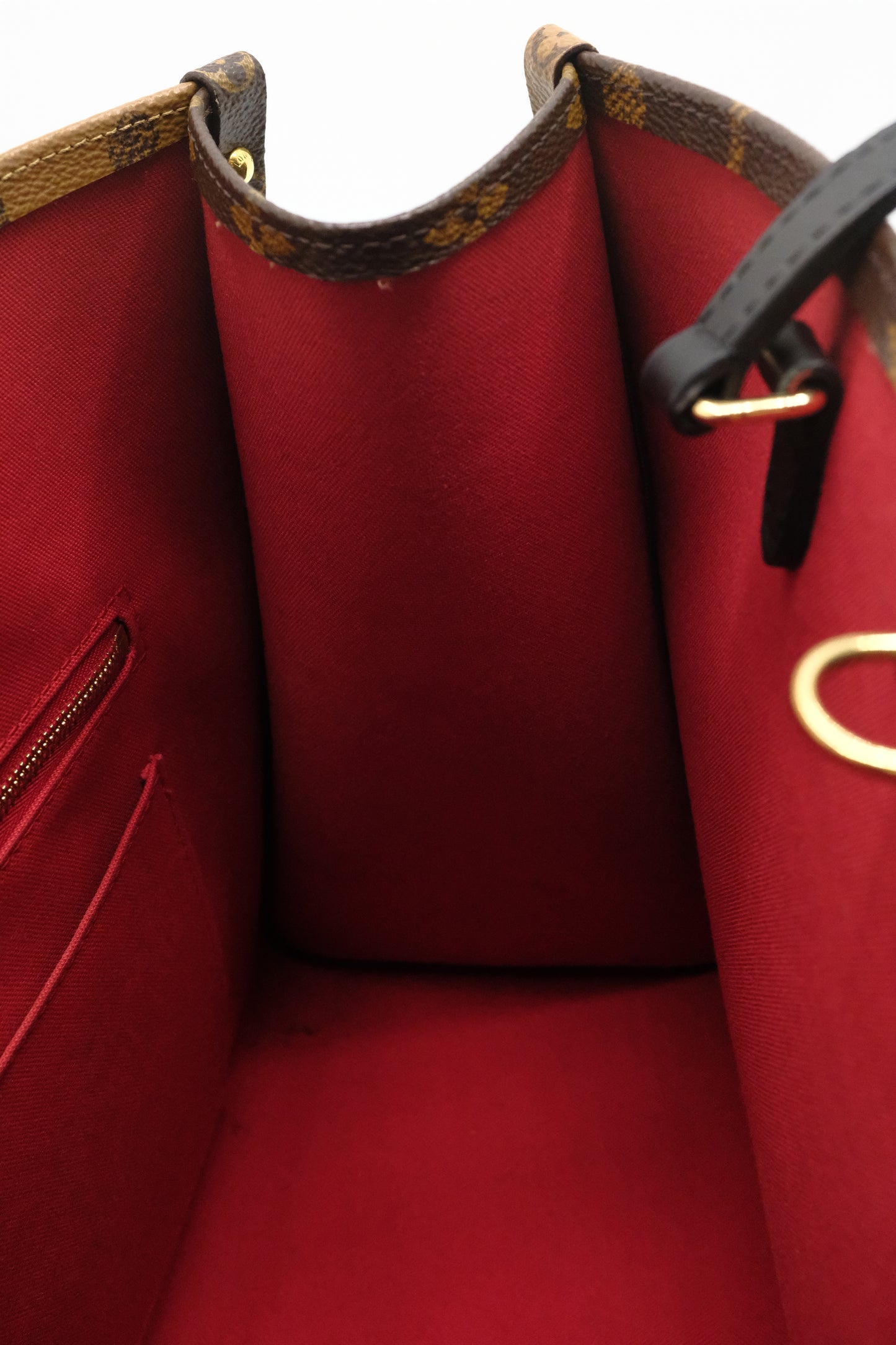 Louis Vuitton OnTheGo MM in Reverse Monogram Canvas