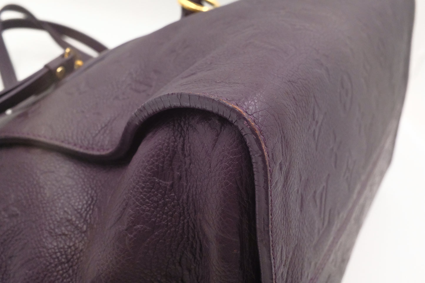 Louis Vuitton Lumineuse PM in Purple Empreinte Leather