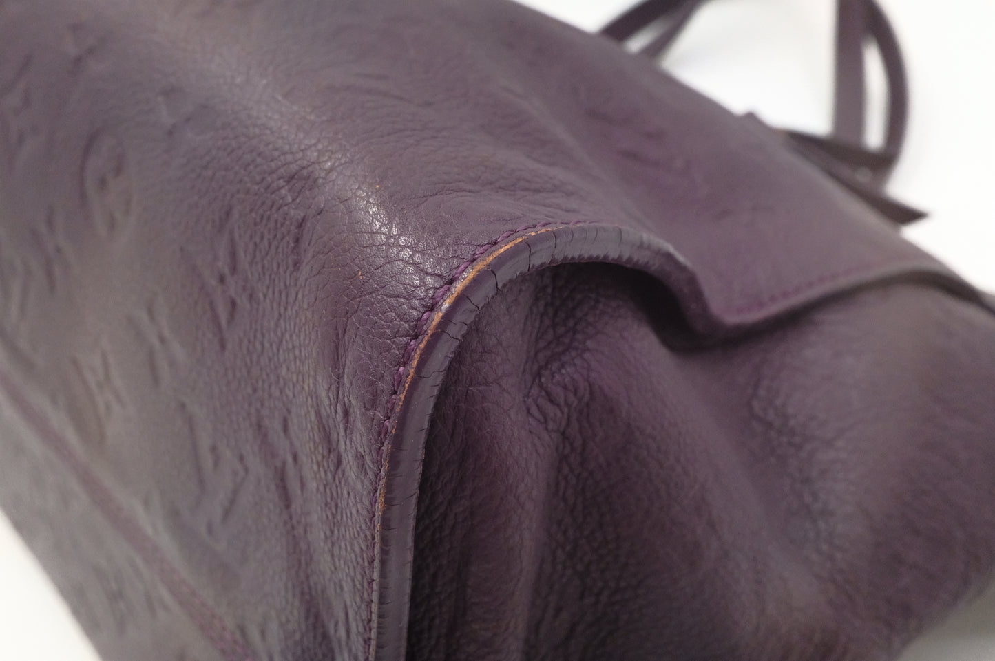 Louis Vuitton Lumineuse PM in Purple Empreinte Leather