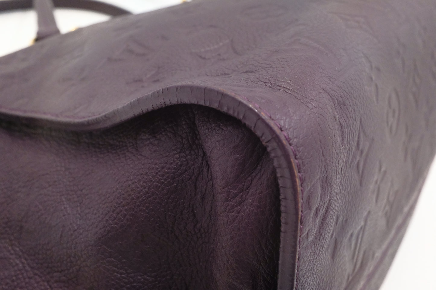 Louis Vuitton Lumineuse PM in Purple Empreinte Leather