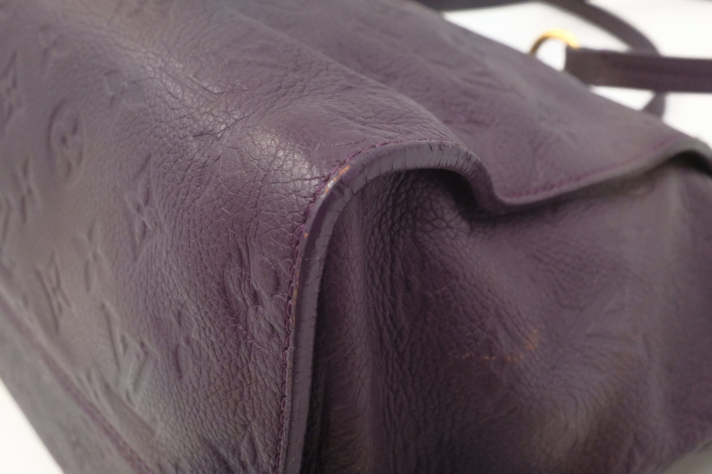 Louis Vuitton Lumineuse PM in Purple Empreinte Leather