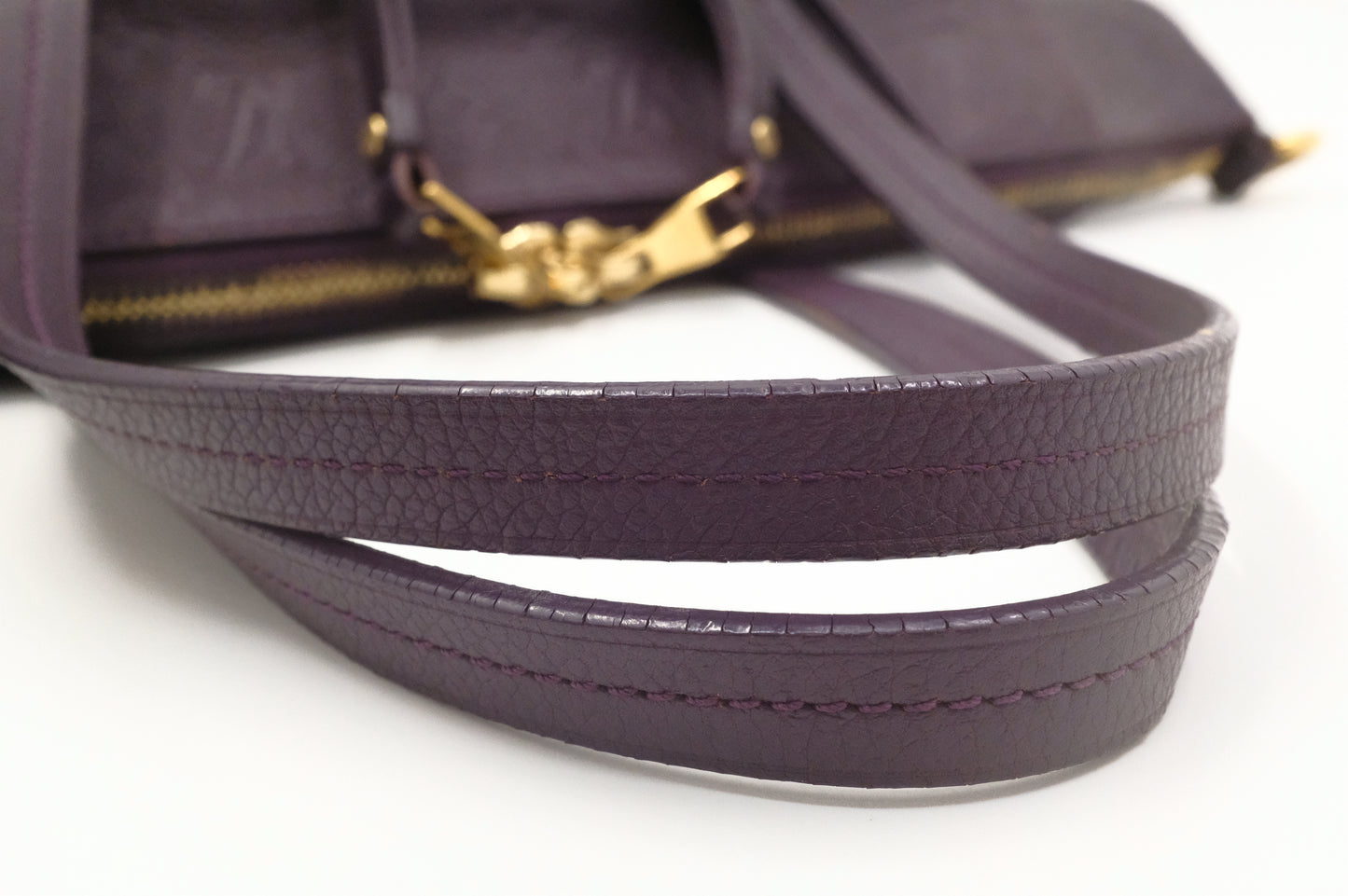 Louis Vuitton Lumineuse PM in Purple Empreinte Leather