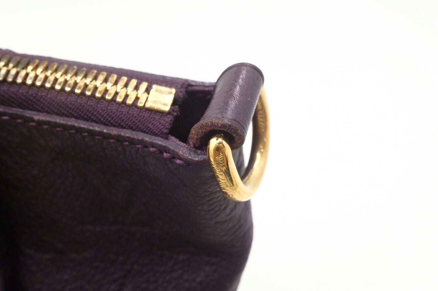Louis Vuitton Lumineuse PM in Purple Empreinte Leather