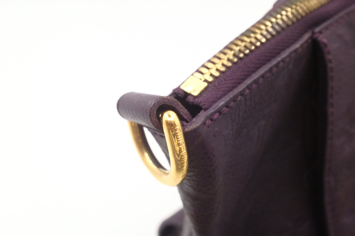 Louis Vuitton Lumineuse PM in Purple Empreinte Leather