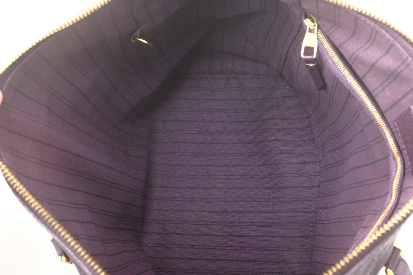 Louis Vuitton Lumineuse PM in Purple Empreinte Leather