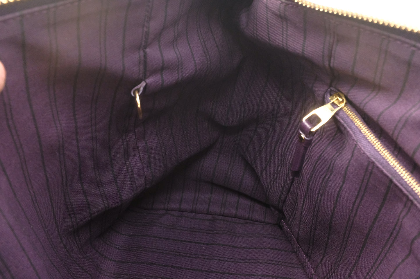 Louis Vuitton Lumineuse PM in Purple Empreinte Leather