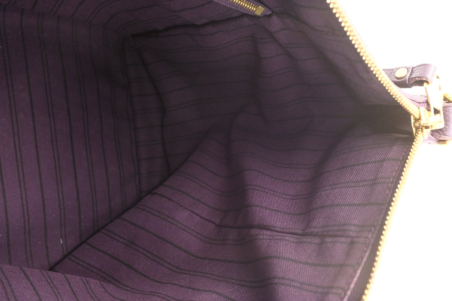 Louis Vuitton Lumineuse PM in Purple Empreinte Leather