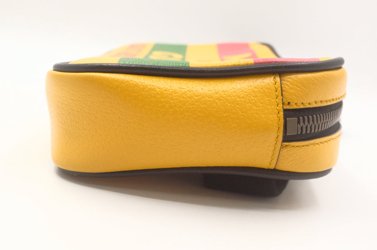 Gucci x Sony Music is Mine Bumbag in Yellow Leather