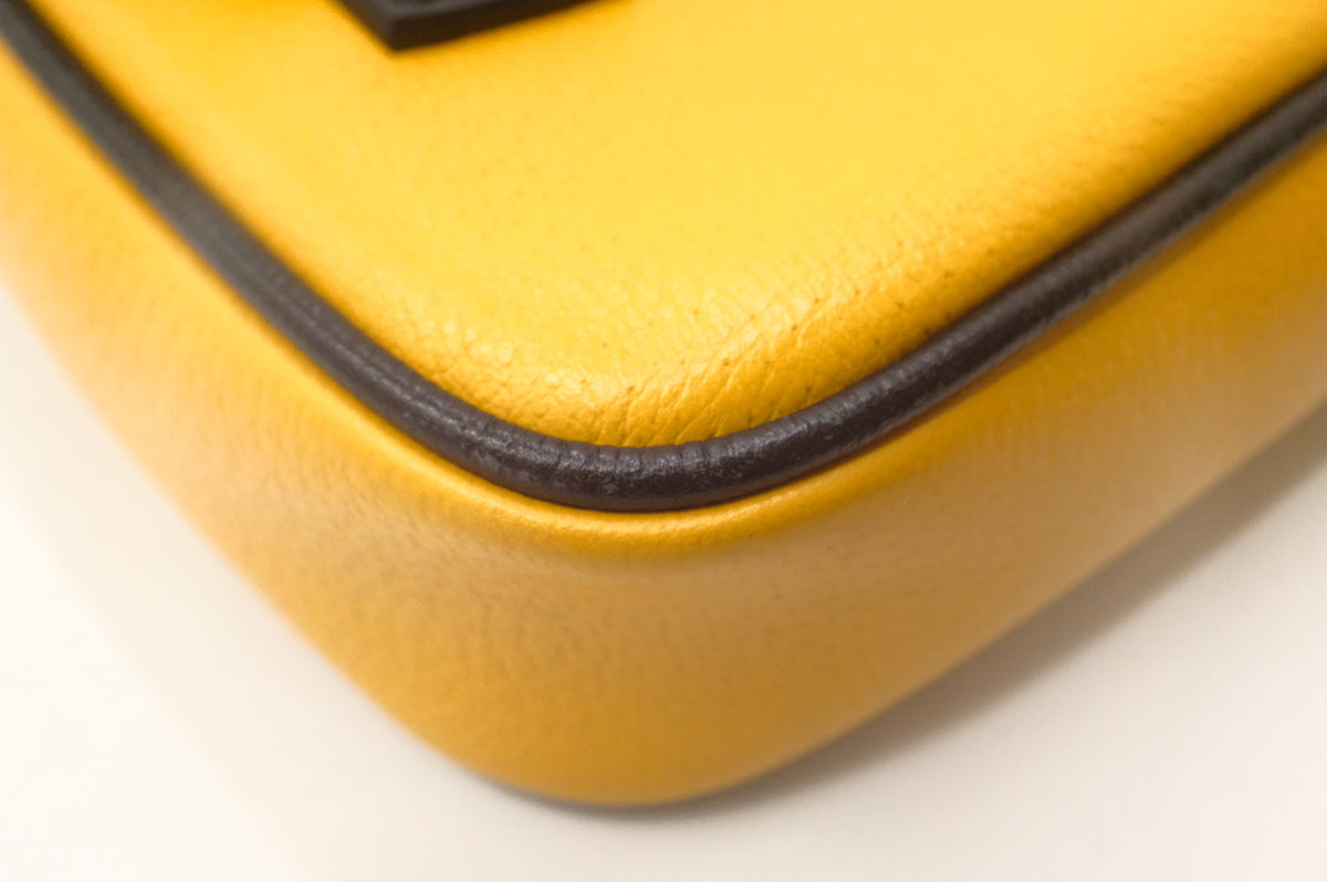 Gucci x Sony Music is Mine Bumbag in Yellow Leather