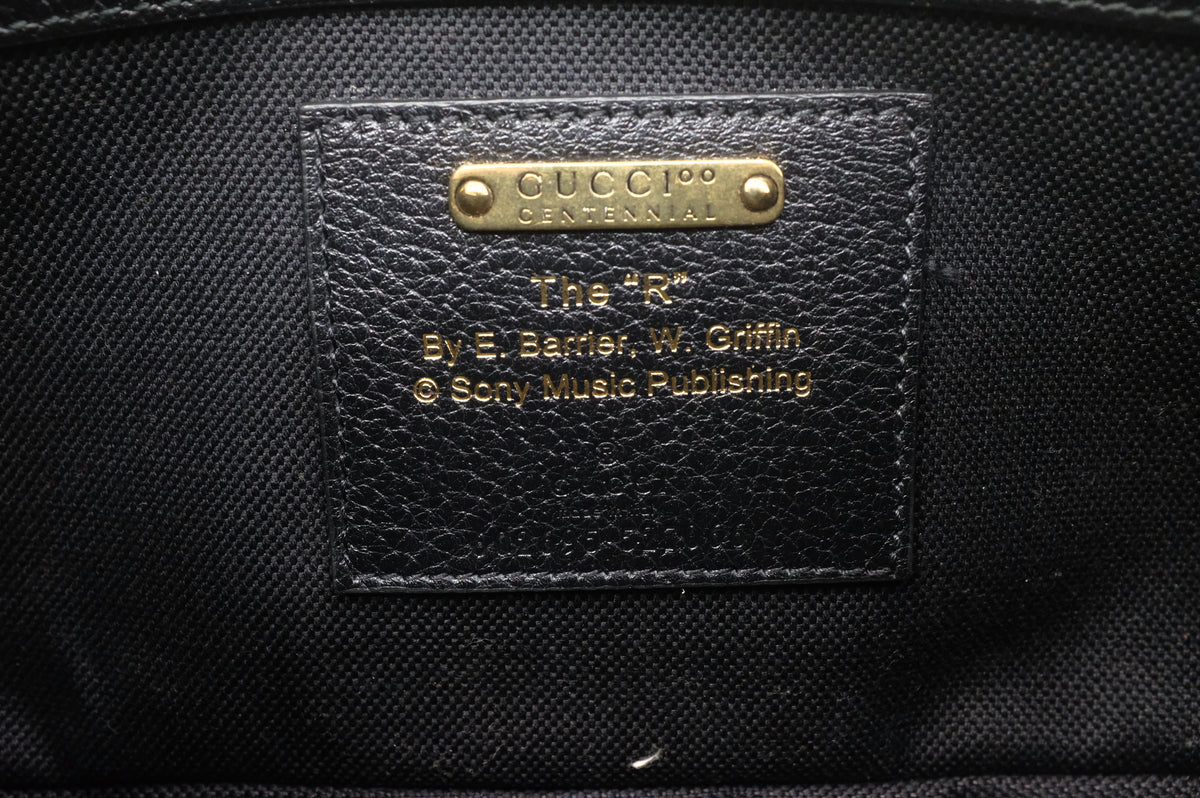 Gucci x Sony Music is Mine Bumbag in Yellow Leather
