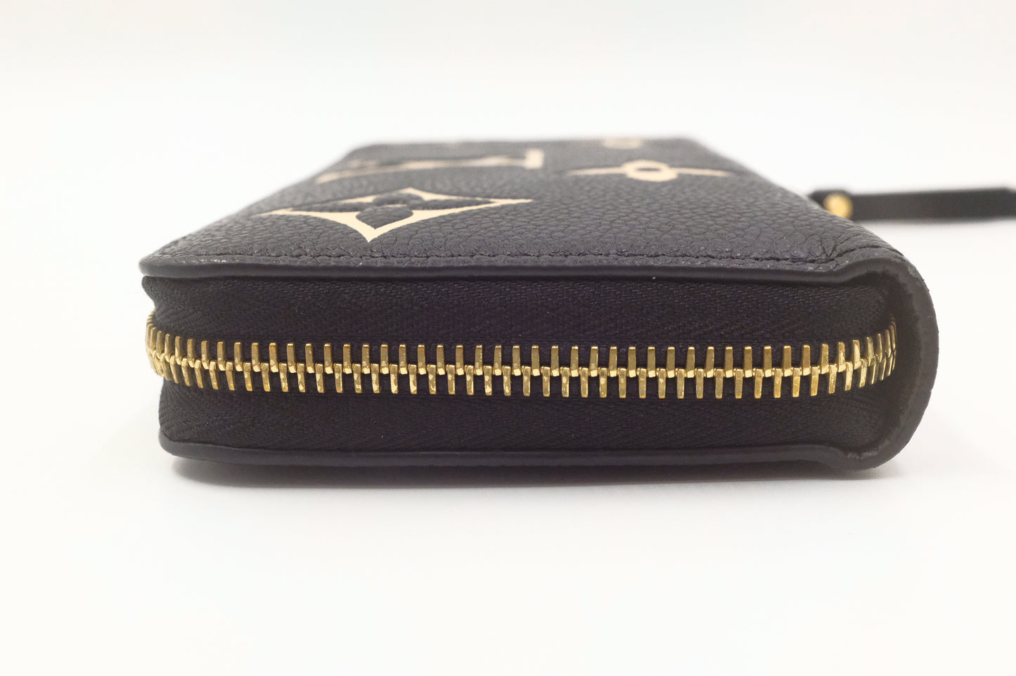 Louis Vuitton Long Zippy Wallet in Black and Beige Bicolor Empreinte Leather