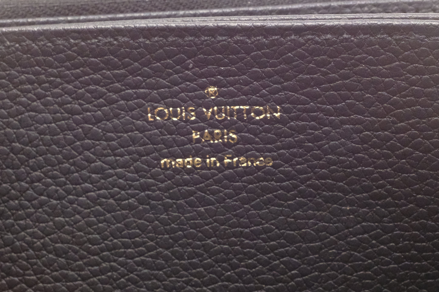 Louis Vuitton Long Zippy Wallet in Black and Beige Bicolor Empreinte Leather