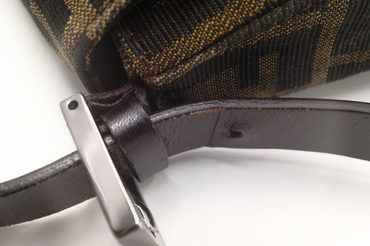 Fendi Mamma Baguette in Zucca Canvas