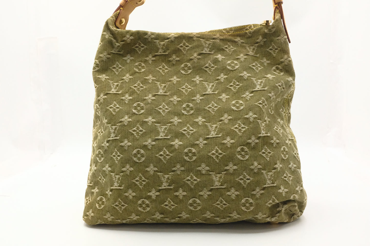 Louis Vuitton Baggy GM in Khaki Monogram Denim