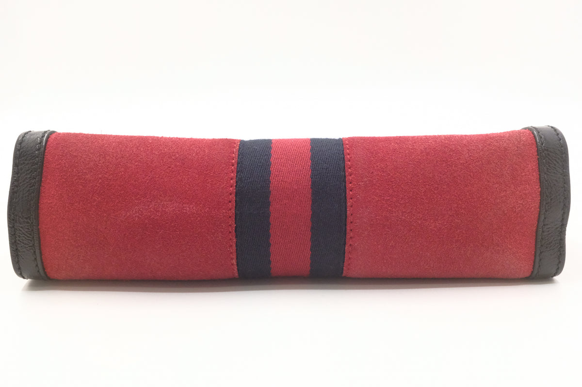 Gucci Ophidia Crossbody in Red Suede