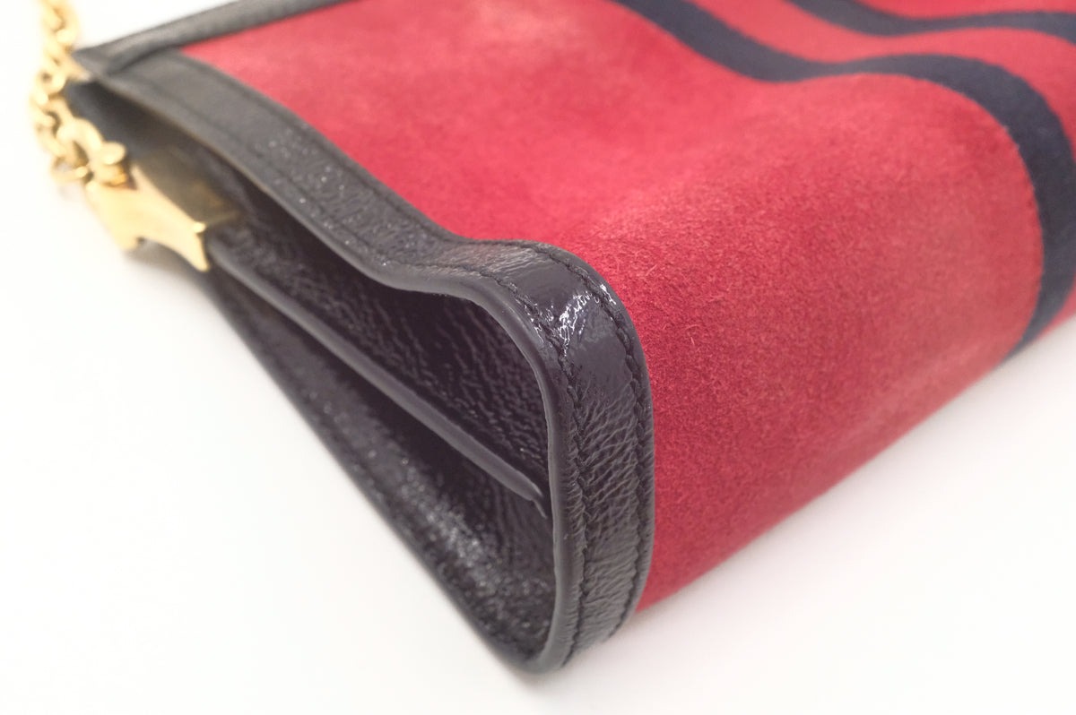 Gucci Ophidia Crossbody in Red Suede