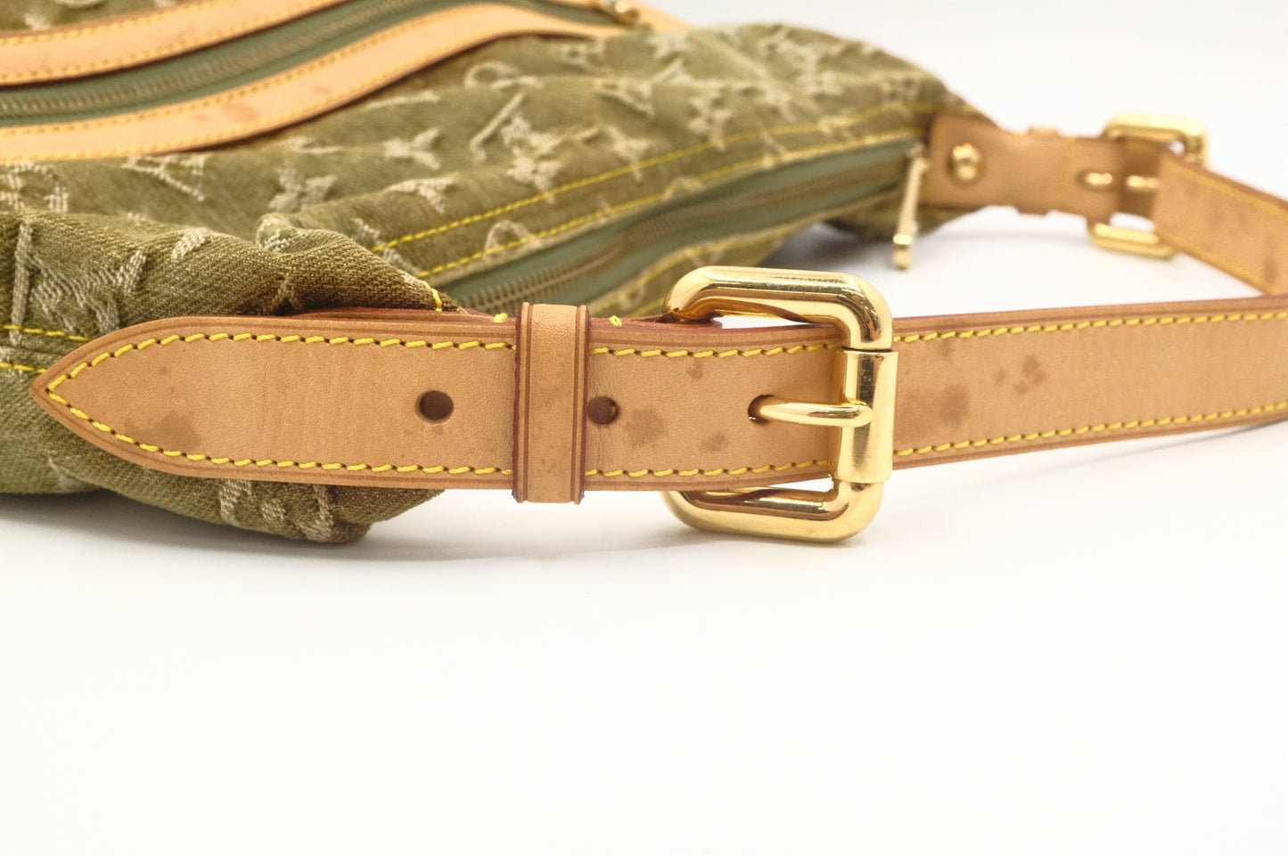 Louis Vuitton Baggy GM in Khaki Monogram Denim