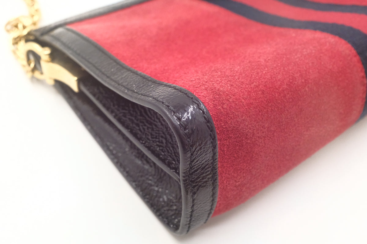 Gucci Ophidia Crossbody in Red Suede