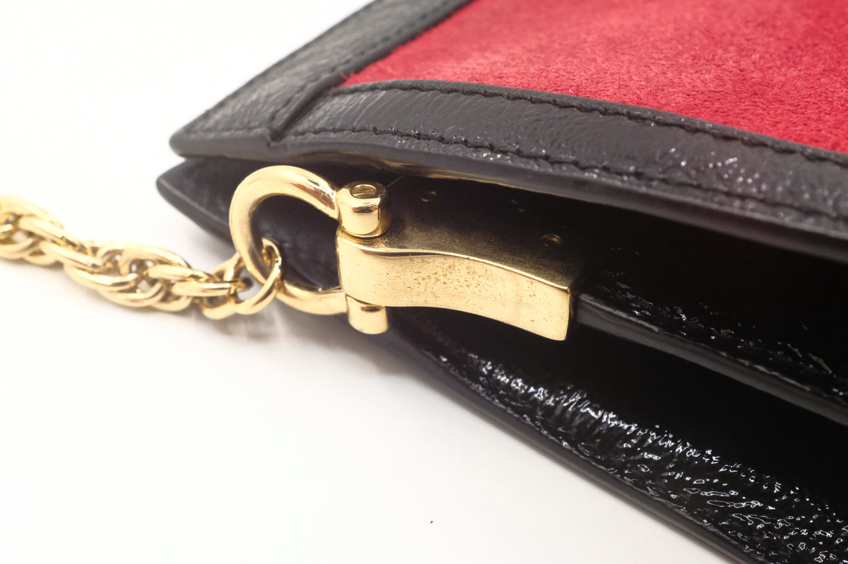 Gucci Ophidia Crossbody in Red Suede