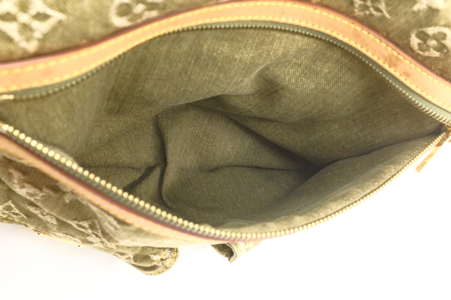 Louis Vuitton Baggy GM in Khaki Monogram Denim