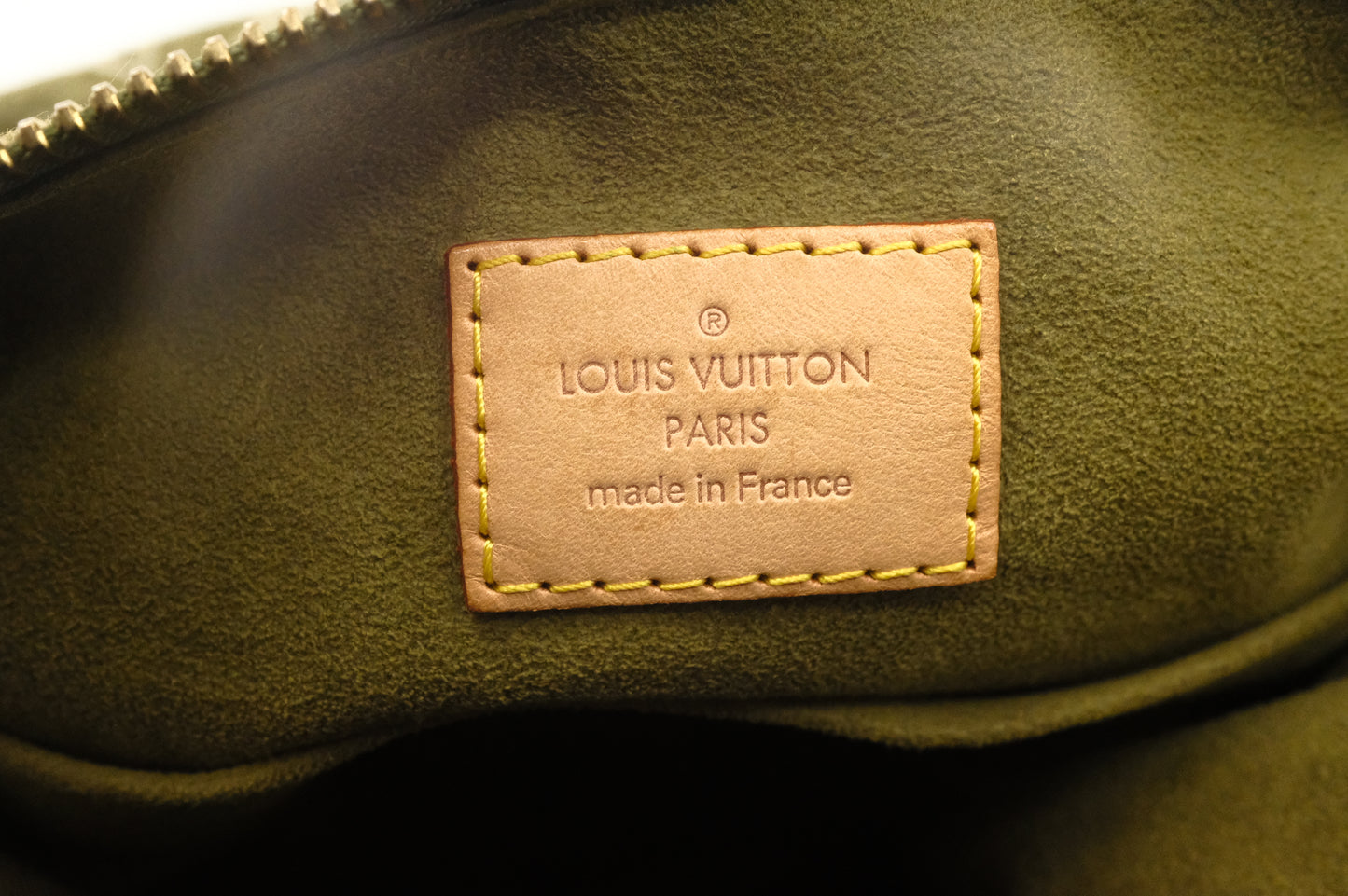 Louis Vuitton Baggy GM in Khaki Monogram Denim