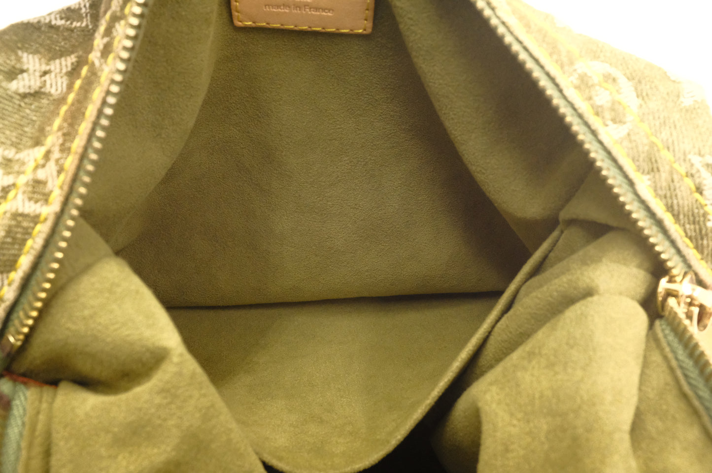 Louis Vuitton Baggy GM in Khaki Monogram Denim