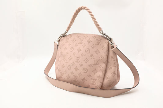 Louis Vuitton Babylone BB Chain Shoulder Bag in Pink Mahina Leather