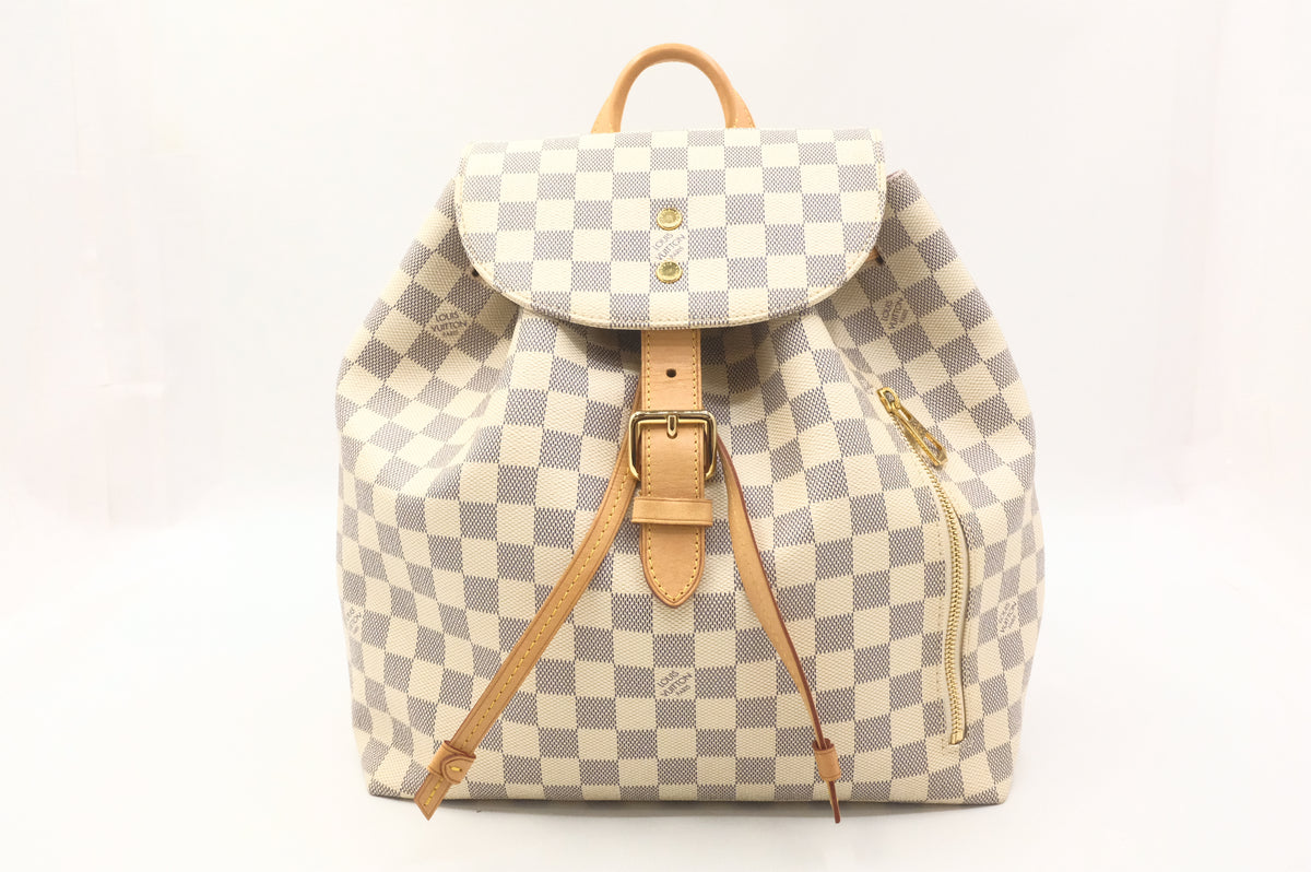 Louis Vuitton Sperone Backpack in Damier Azur Canvas