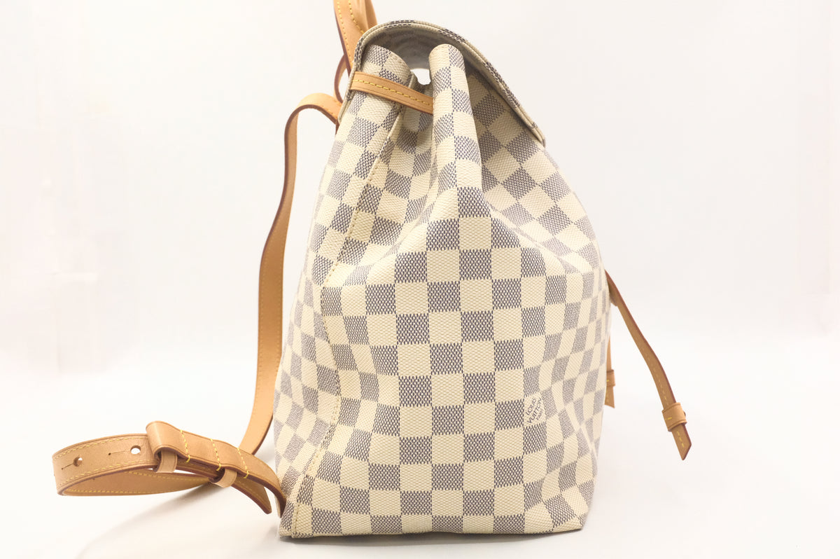 Louis Vuitton Sperone Backpack in Damier Azur Canvas