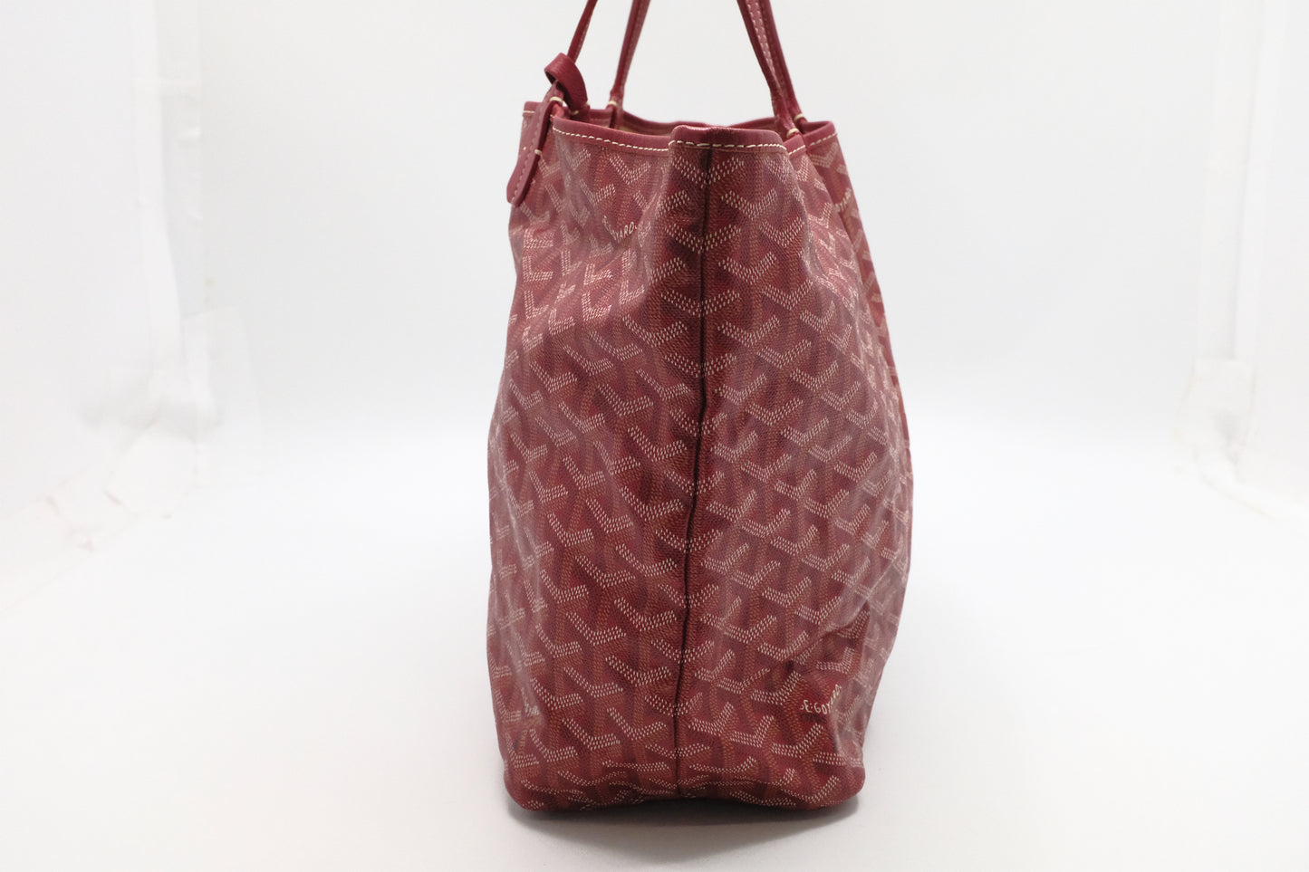 Goyard Saint Louis PM in Red Goyardine Canvas