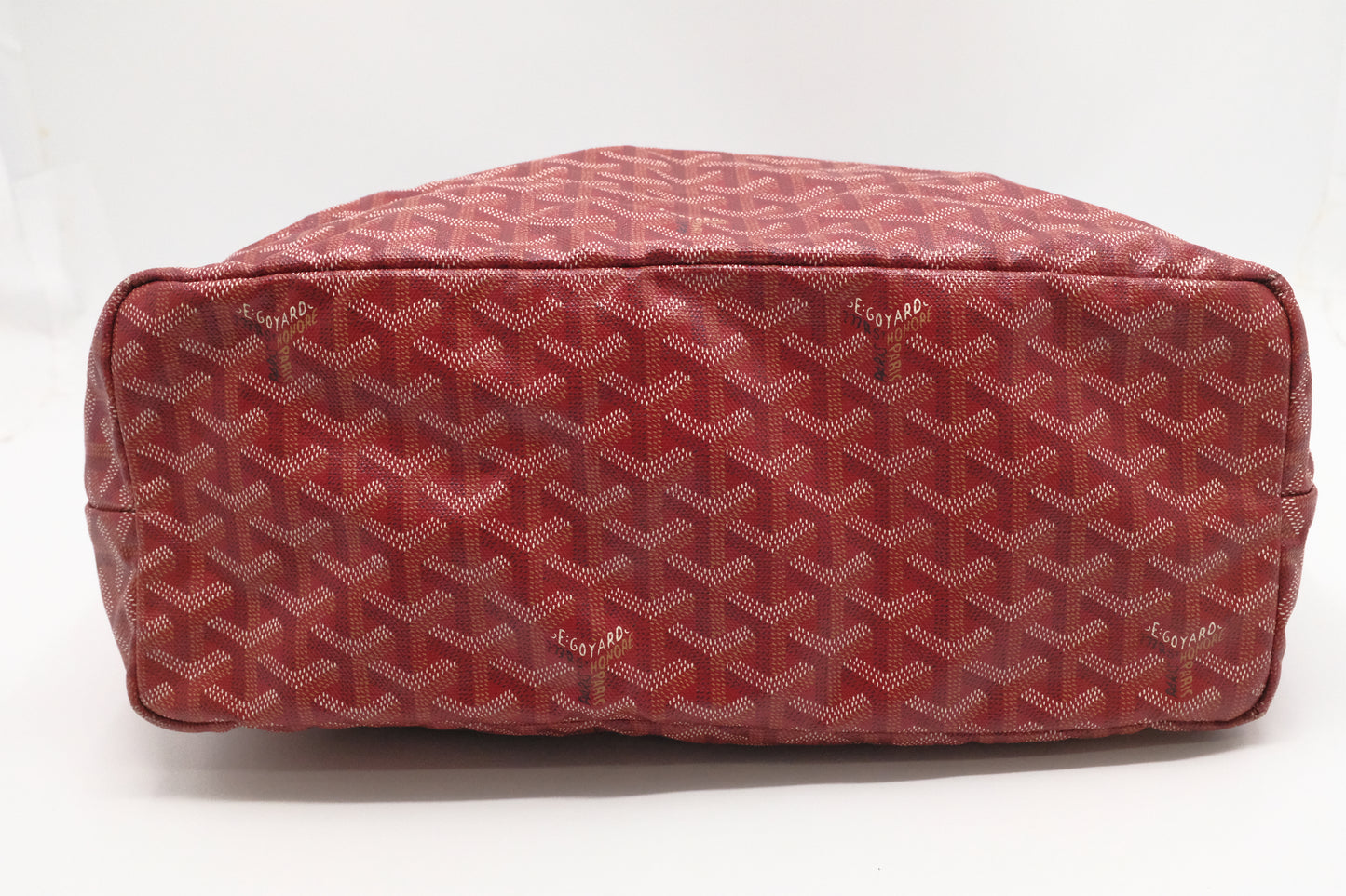 Goyard Saint Louis PM in Red Goyardine Canvas