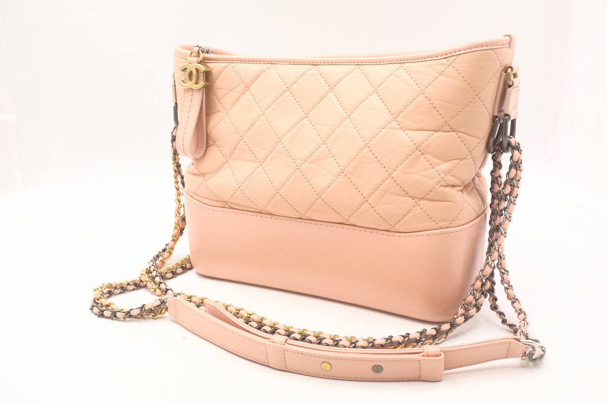 Chanel Gabrielle in Peach Pink Leather