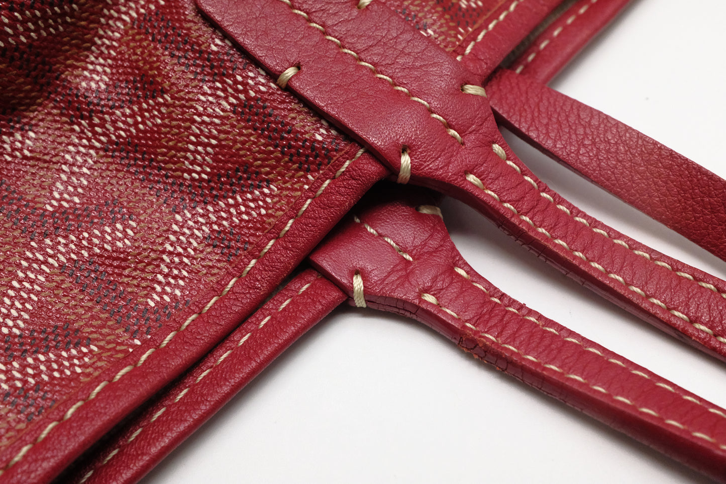 Goyard Saint Louis PM in Red Goyardine Canvas