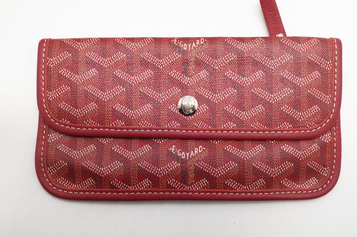 Goyard Saint Louis PM in Red Goyardine Canvas