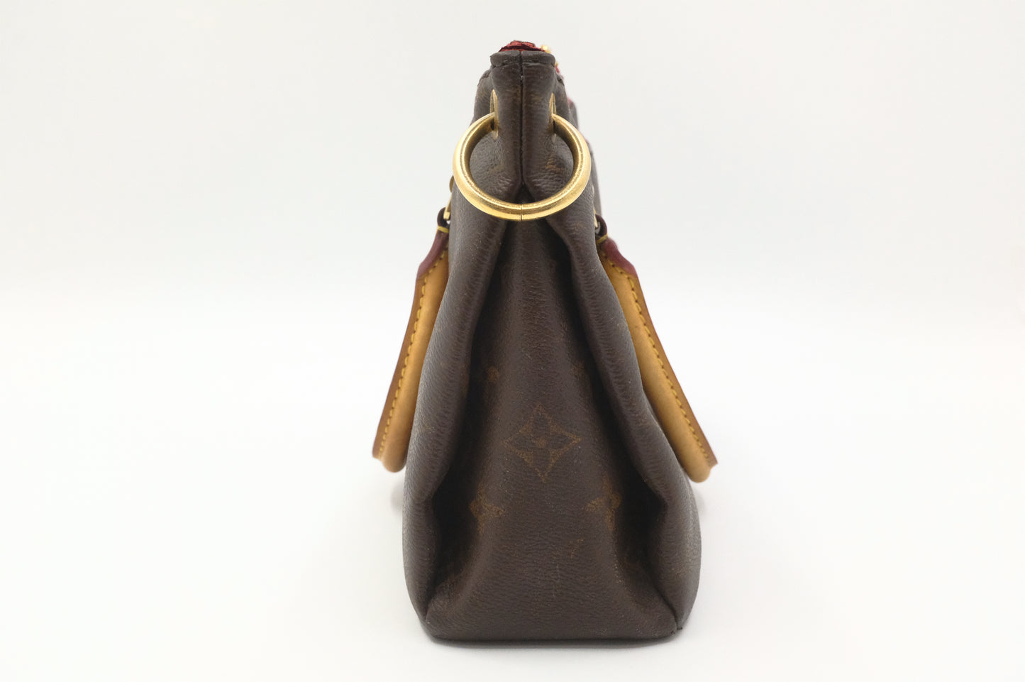 Louis Vuitton Pallas BB in Monogram Canvas & Red Leather