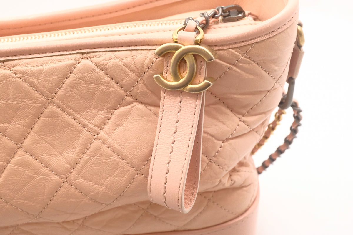Chanel Gabrielle in Peach Pink Leather
