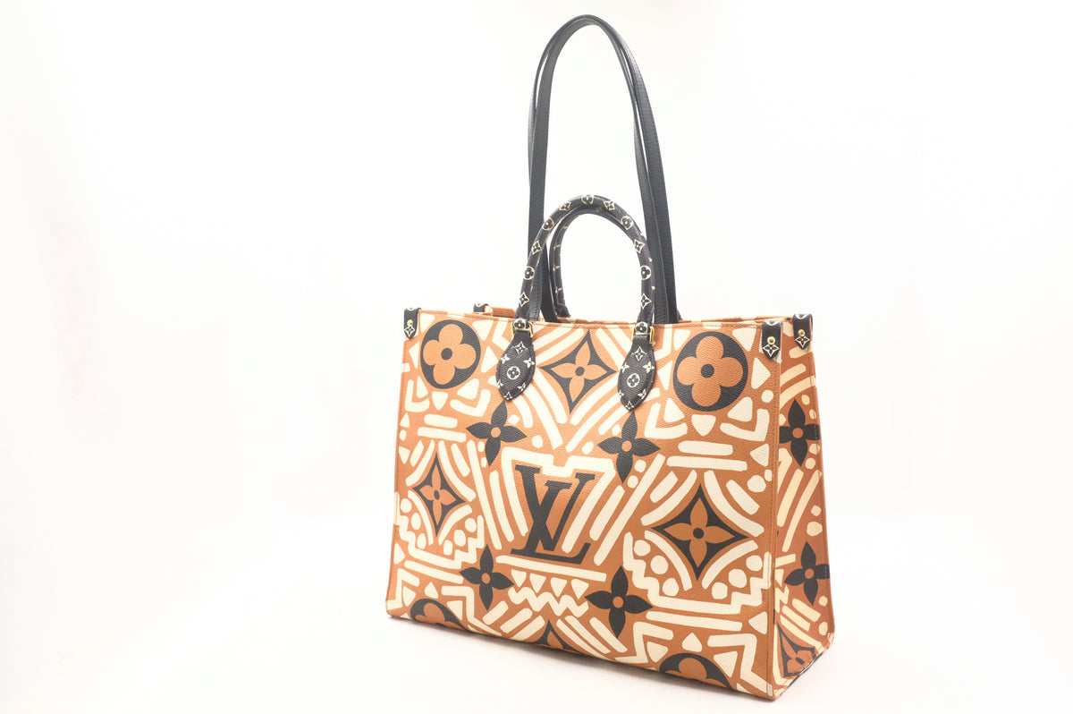 Louis Vuitton Crafty On The Go GM in Orange Canvas