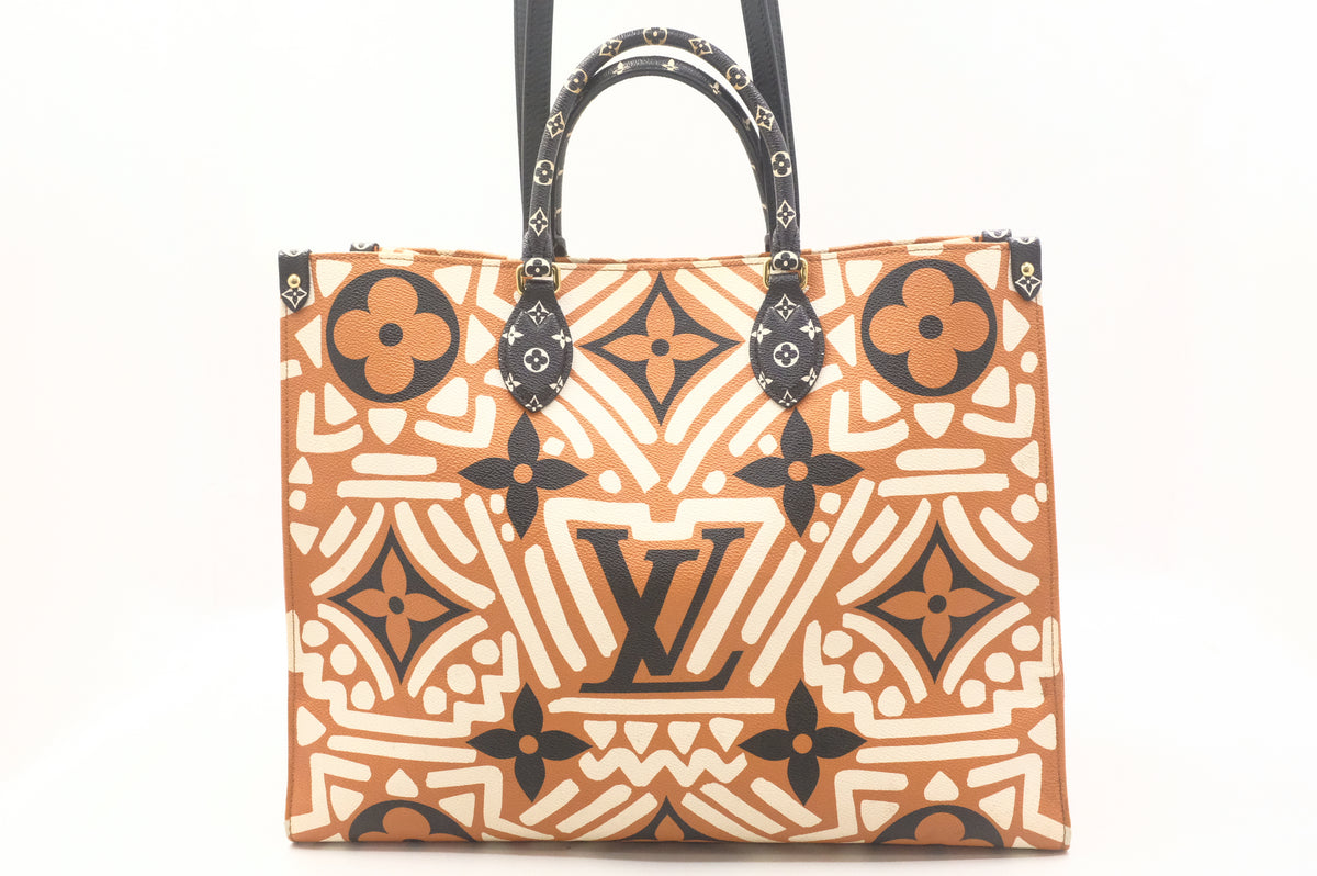 Louis Vuitton Crafty On The Go GM in Orange Canvas