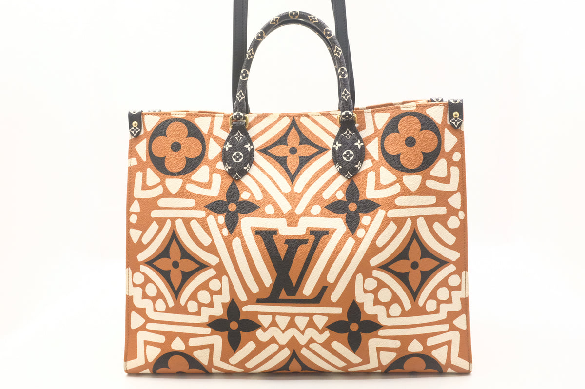 Louis Vuitton Crafty On The Go GM in Orange Canvas