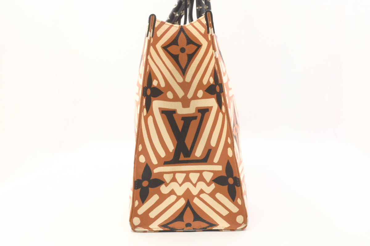 Louis Vuitton Crafty On The Go GM in Orange Canvas