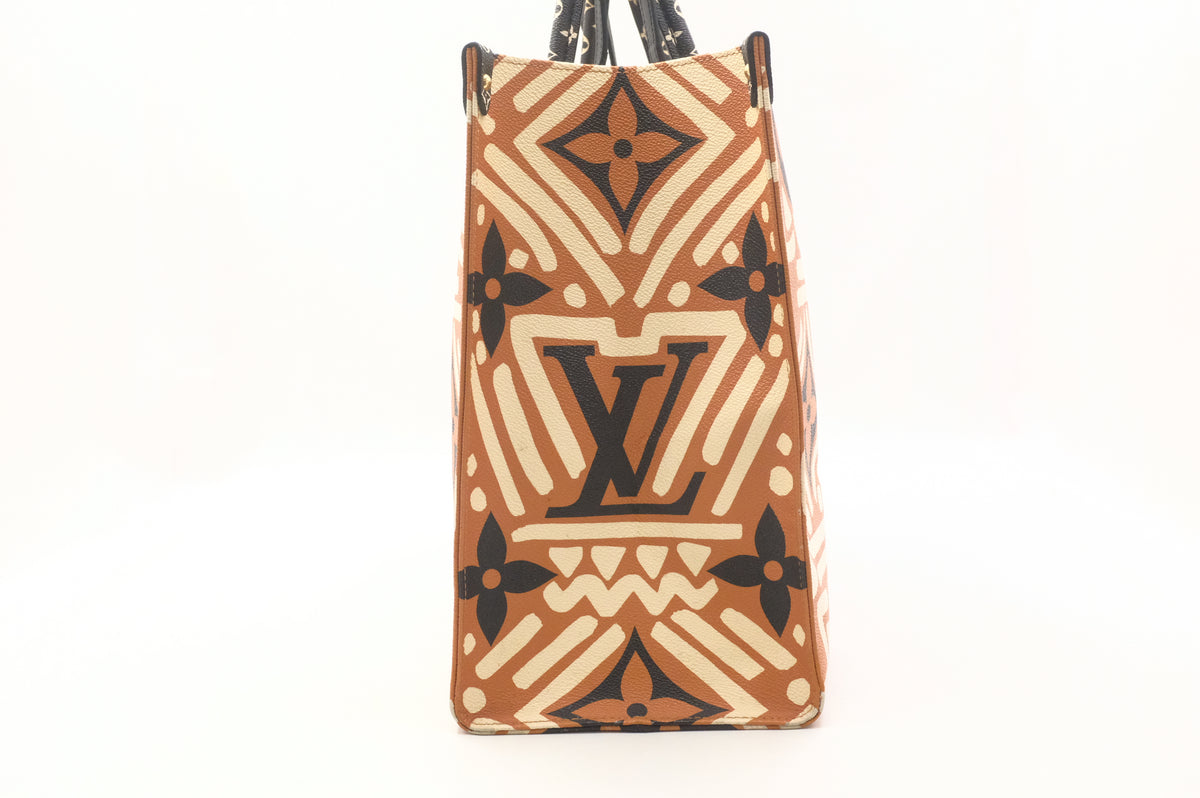 Louis Vuitton Crafty On The Go GM in Orange Canvas
