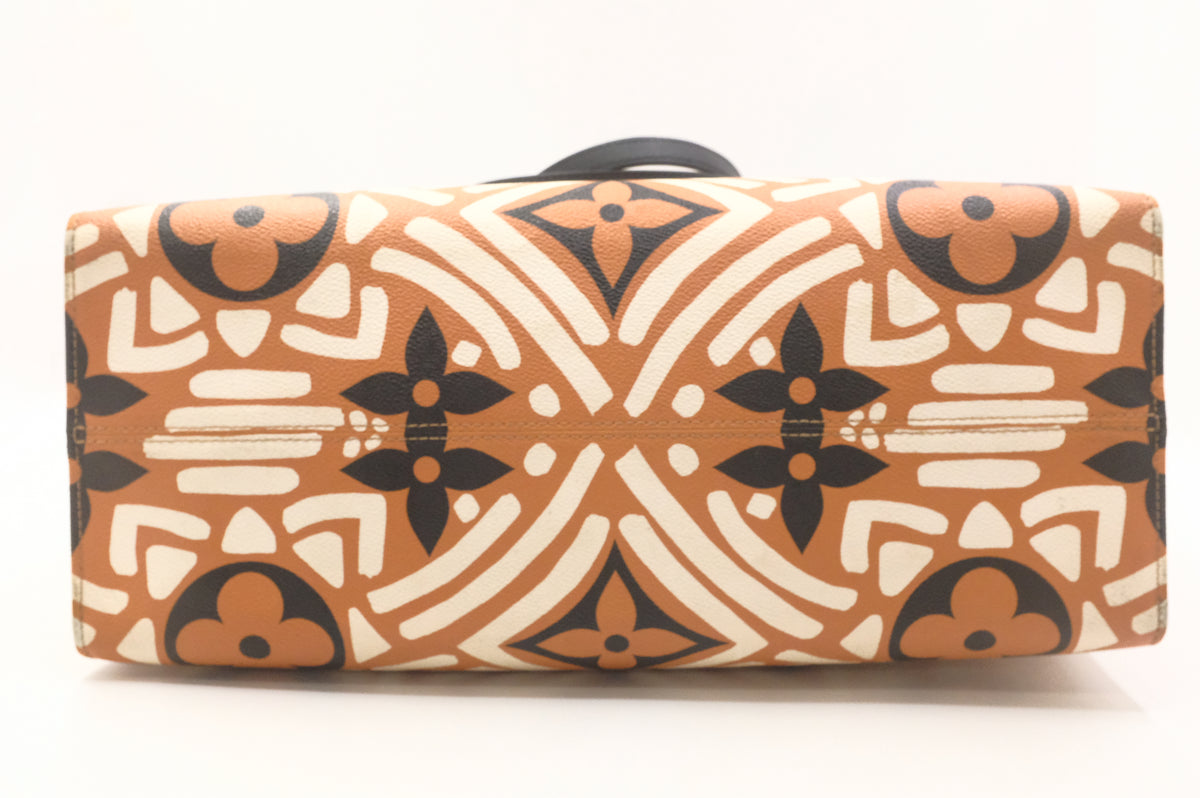 Louis Vuitton Crafty On The Go GM in Orange Canvas